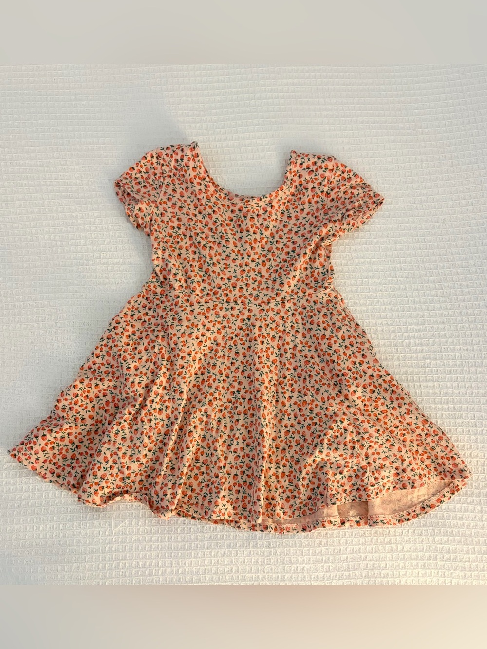 Gap Kids twirl dress in strawberry print